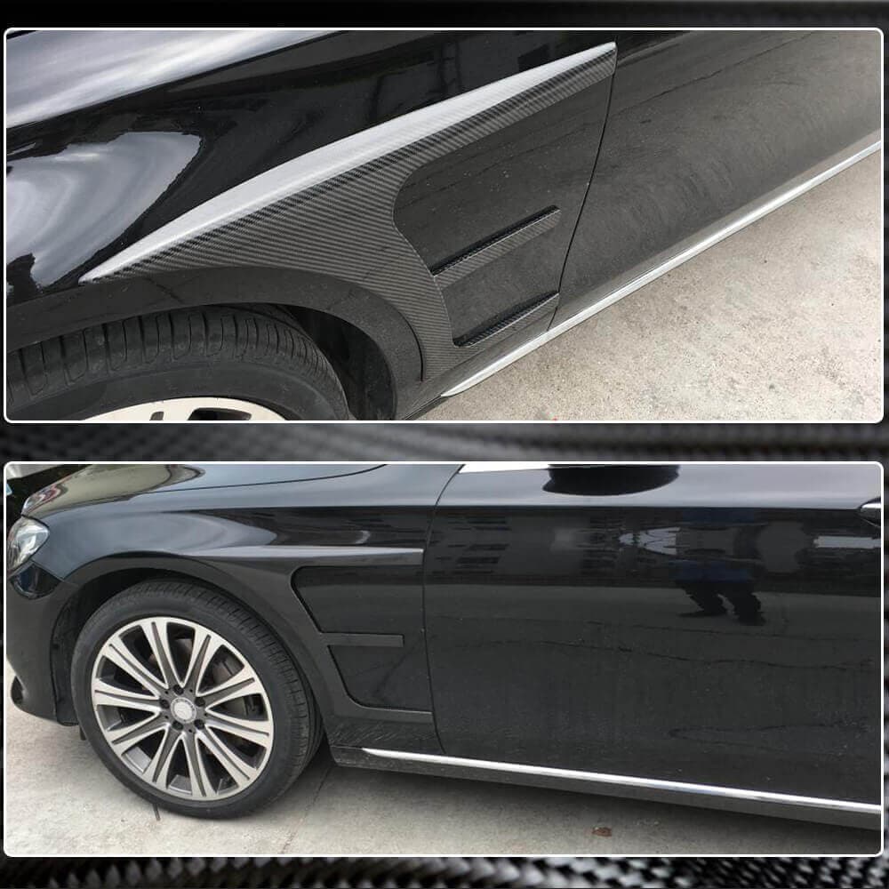Накладки на передні крила (AMG-Line/E43 AMG 2016-2019, Карбон) 5