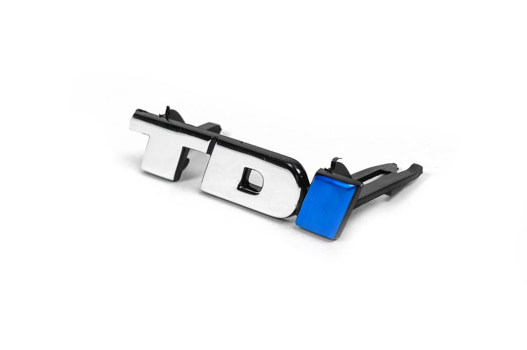 Напис в решітку Tdi Під оригінал, І - червона 2