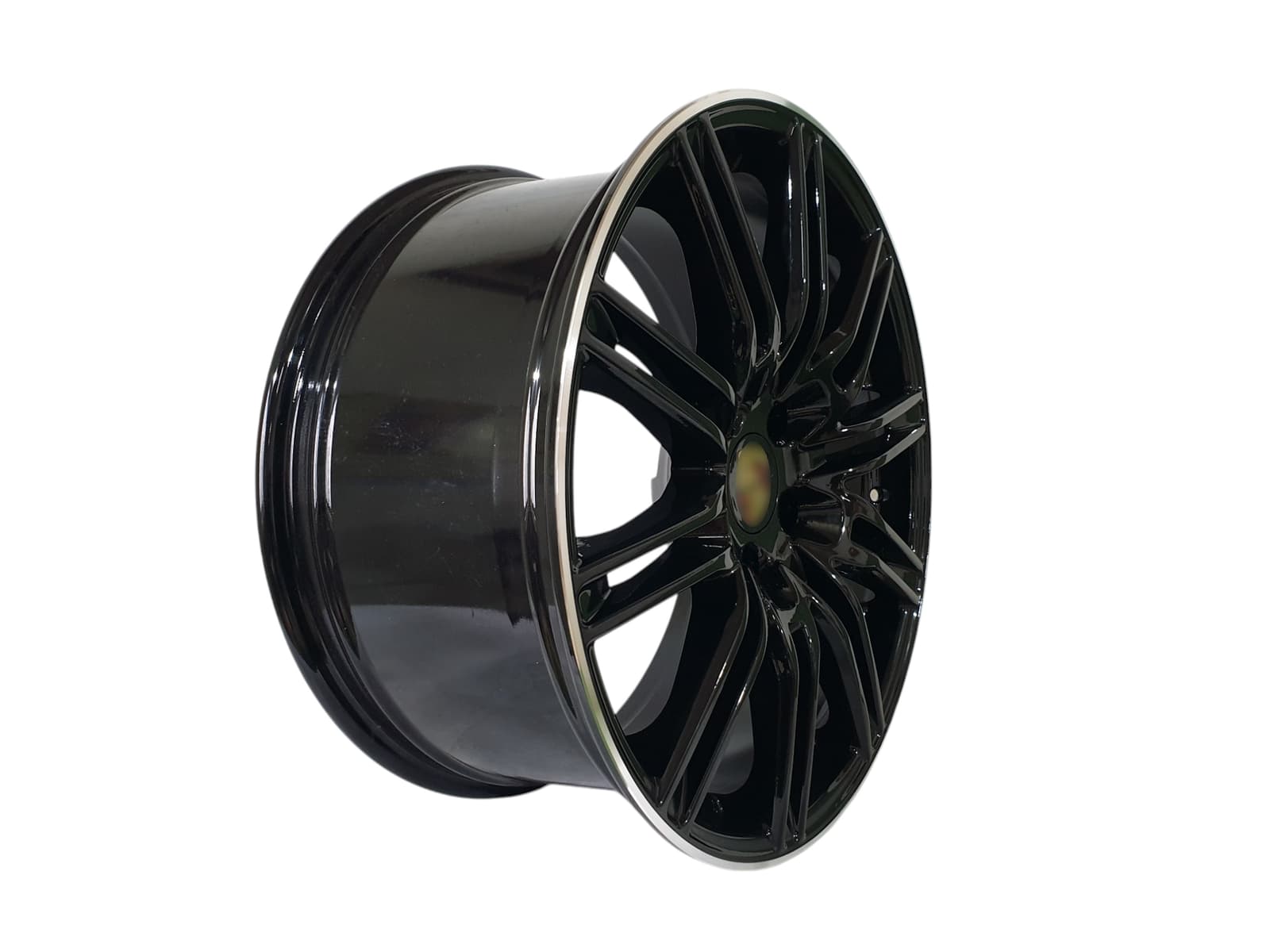 R20 Gloss Black + Chrome (одноширокі) Диски на Porsche Cayenne 958 2010-2014 року 2