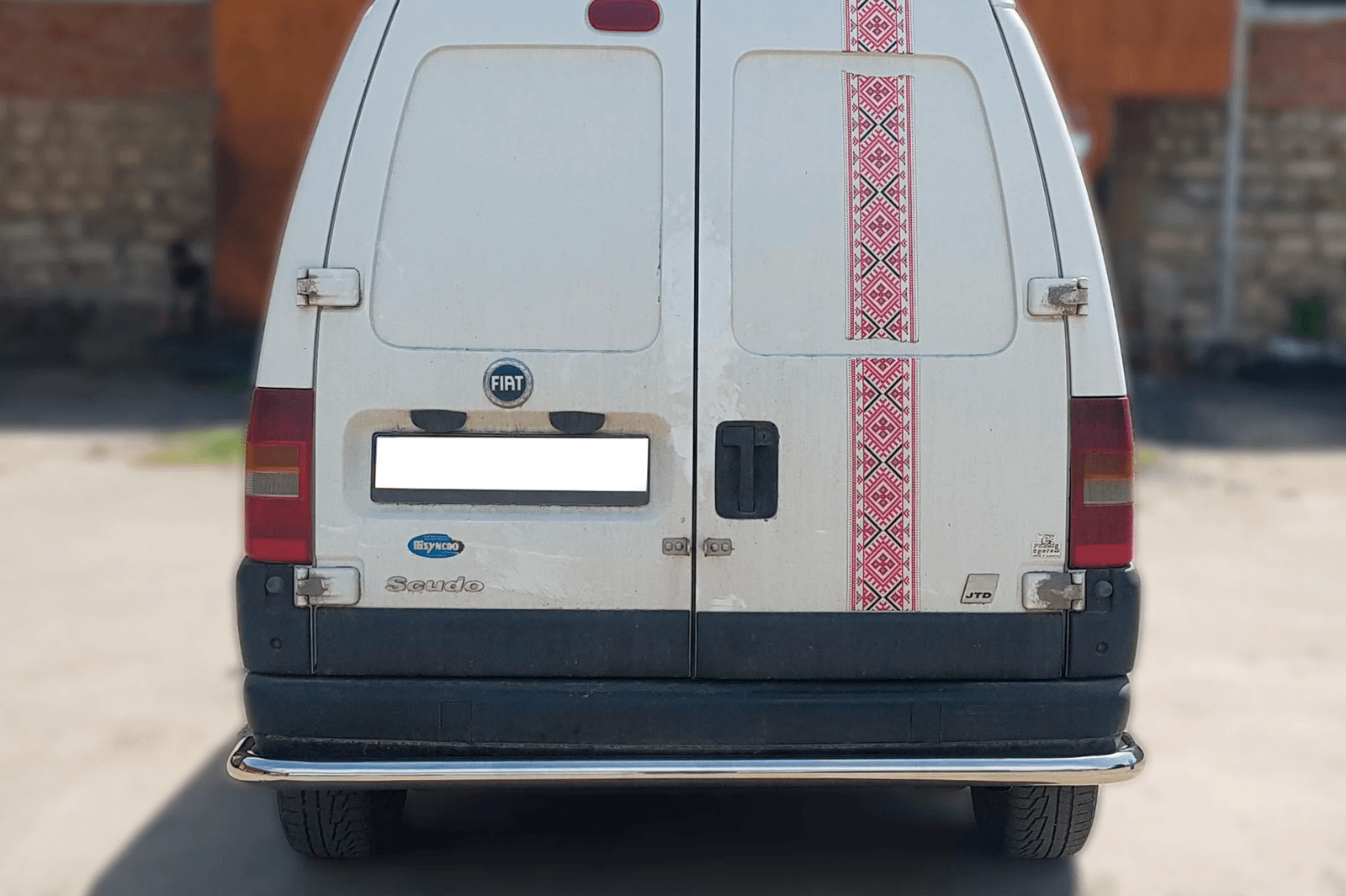 Задній захист AK005 (нерж)