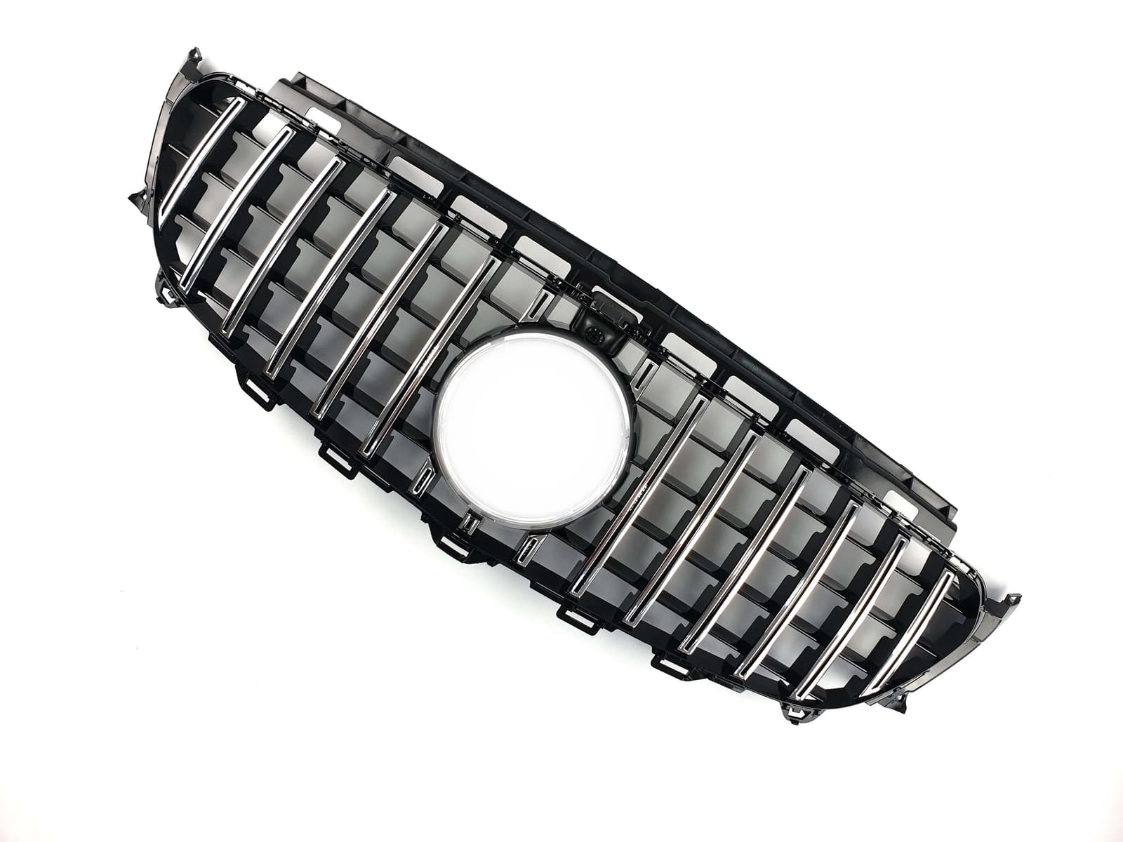 Решітка радіатора Chrome Black (з місцем під камеру) GT на Mercedes-Benz E-Class W213 2016-2020 року 3