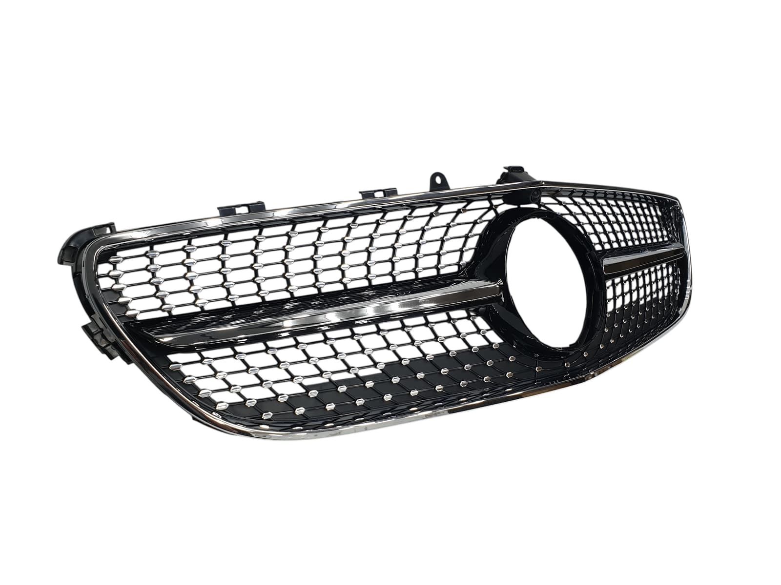 Решітка радіатора Black Diamond + рамка на Mercedes-Benz CLS-Class C218 2014-2018 року 2