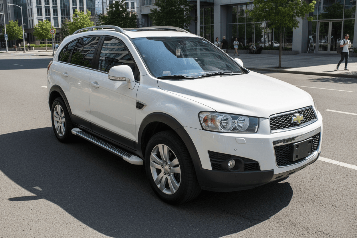 Бокові пороги Allmond White (2 шт., Алюміній)