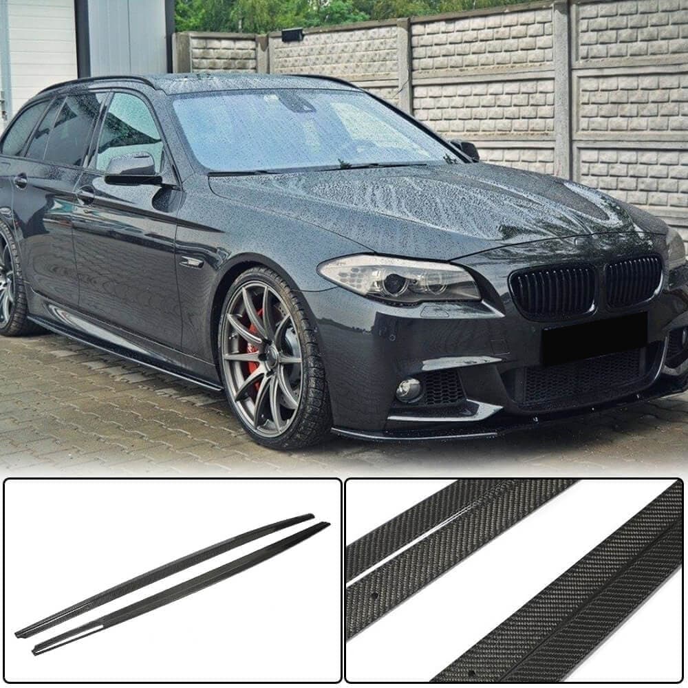 Накладки на пороги (під M-Sport/M5 пороги, Карбон)