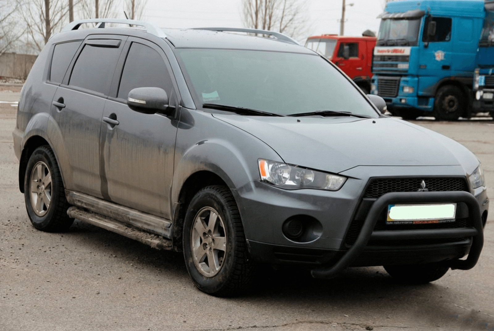 Кенгурятник WT007 Black (нерж.)