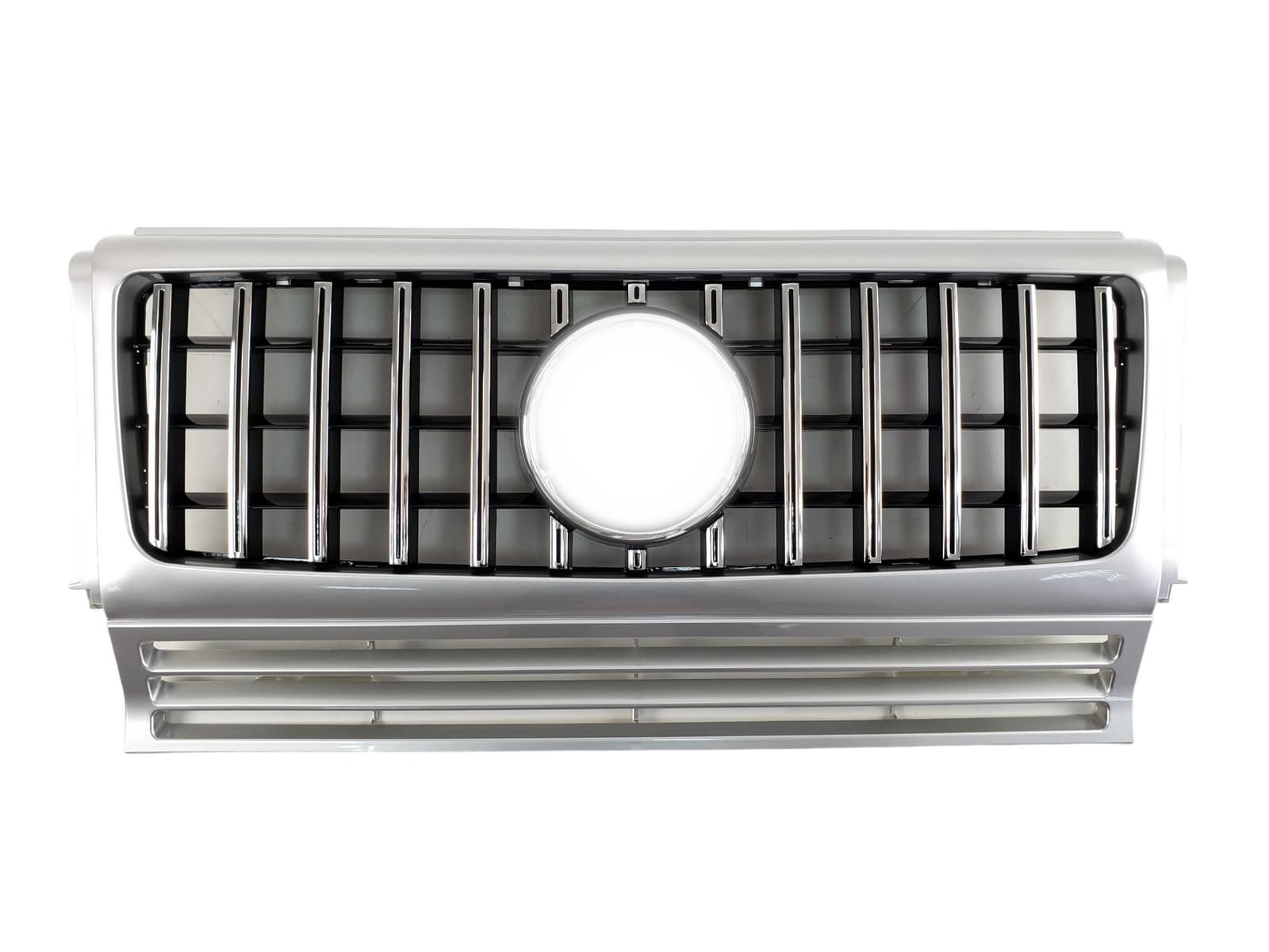 Решітка радіатора Chrome Silver GT на Mercedes-Benz G-Class W463 1990-2018 року