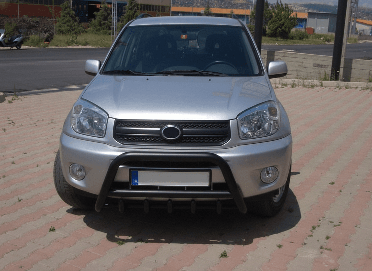 Кенгурятник WT003 Black (нерж)