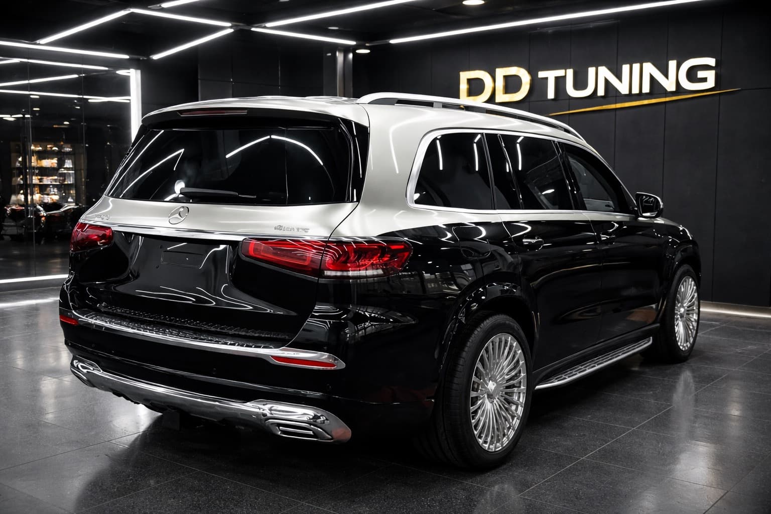 Задній бампер з дифузором Maybach GLS600