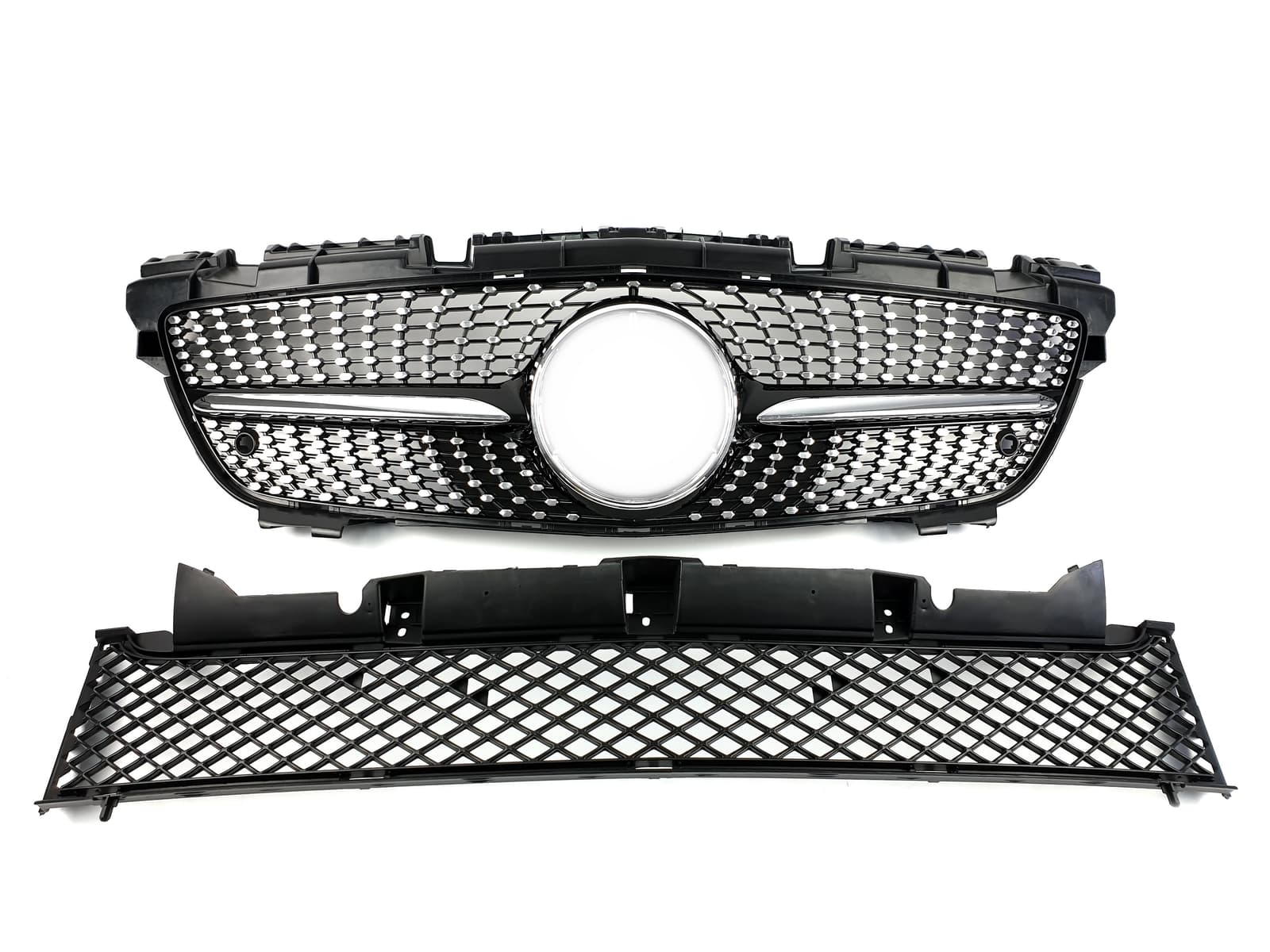 Решітка радіатора Black Diamond на Mercedes-Benz SLK-Class R172 2011-2015 року