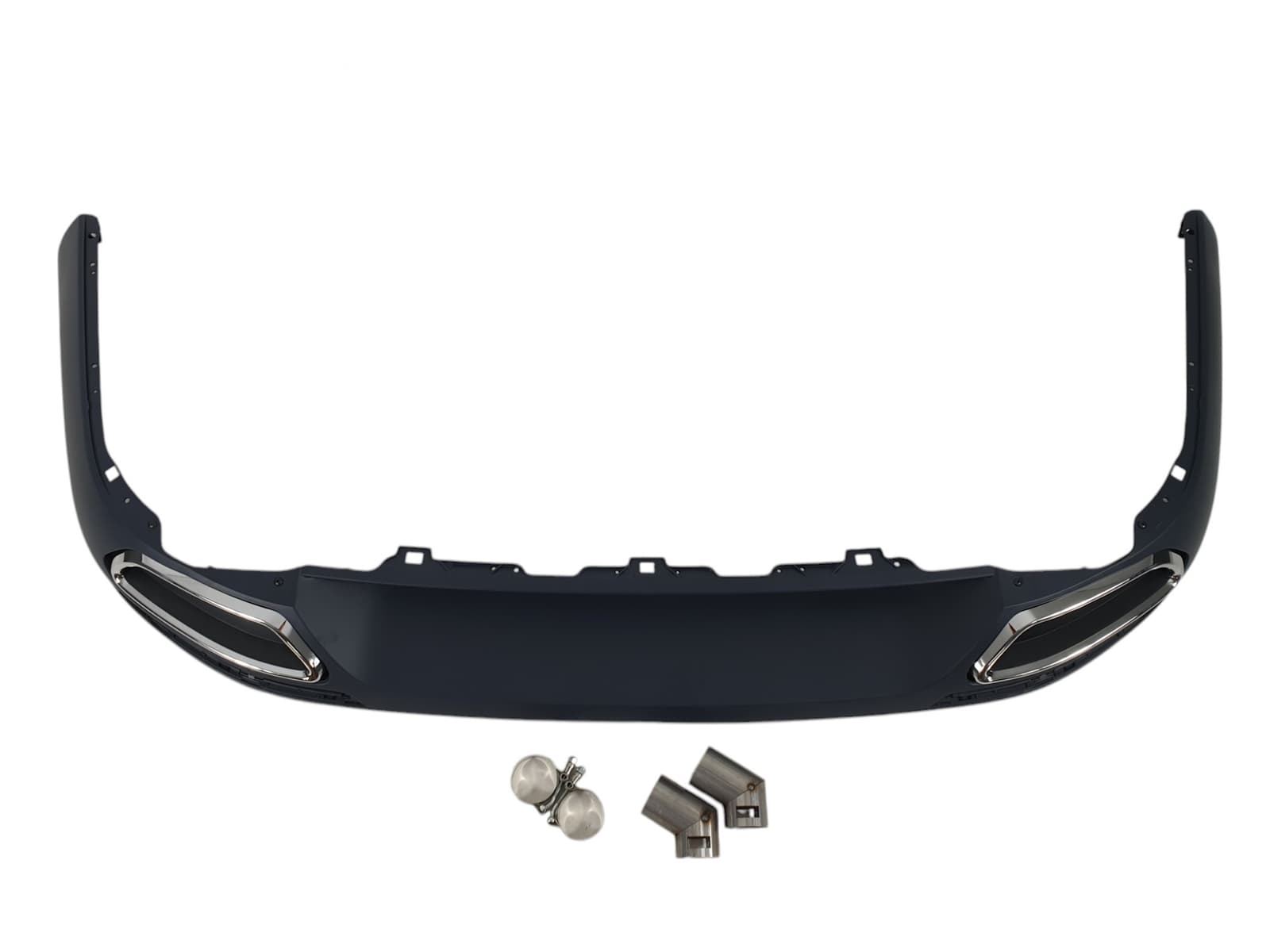Дифузор (заднього бампера) (стиль R-Line) на Volkswagen Passat B8 2014-2019 року 3