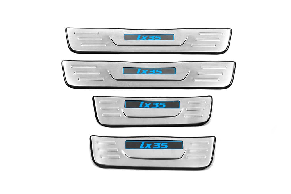 Накладки на пороги Libao LED (4 шт, нерж)