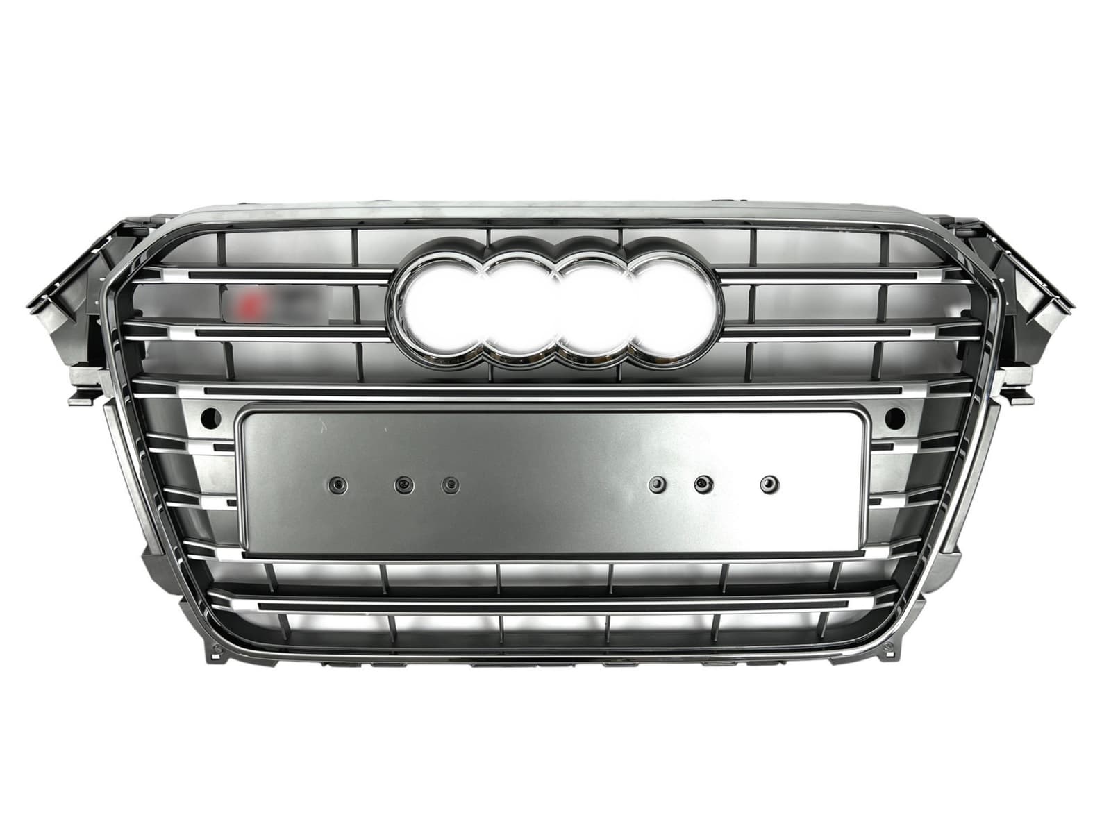 Решітка радіатора Silver Chrome (в стилі S4) на Audi A4 B8 2011-2015 року