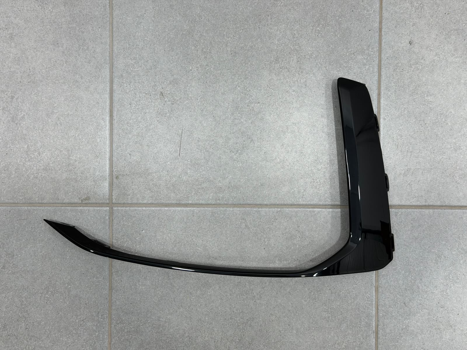 Накладка бампера ліва 4M0807299B S-Line BLACK для Audi Q7 2020-2024