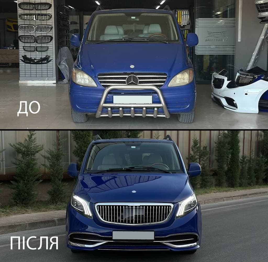 Комплект рестайлінгу в W447 Maybach 4
