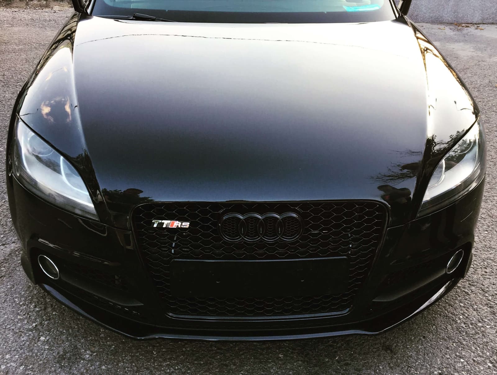 Решітка радіатора Full Black (в стилі TTRS) на Audi TT 8J 2010-2014 року 6
