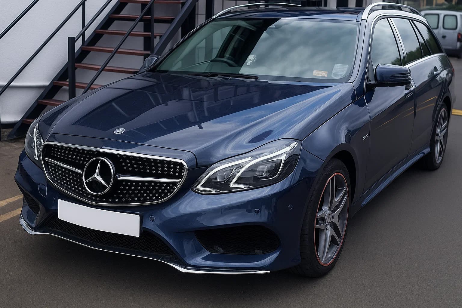 Передня решітка Diamond Silver (для Avantgarde і AMG-Line, 2013-2016)