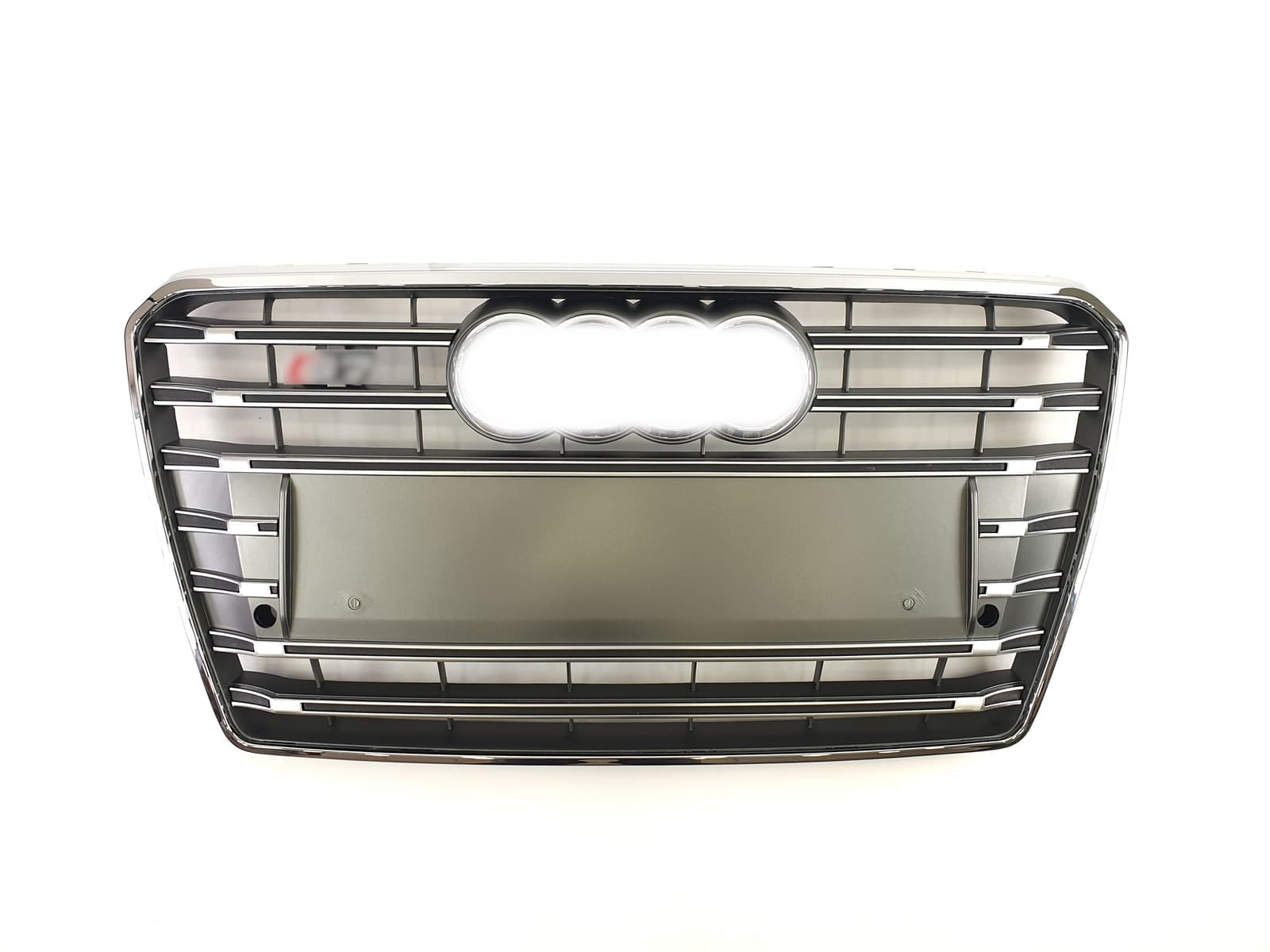 Решітка радіатора Silver Chrome (в стилі S7) на Audi A7 4G 2010-2014 року