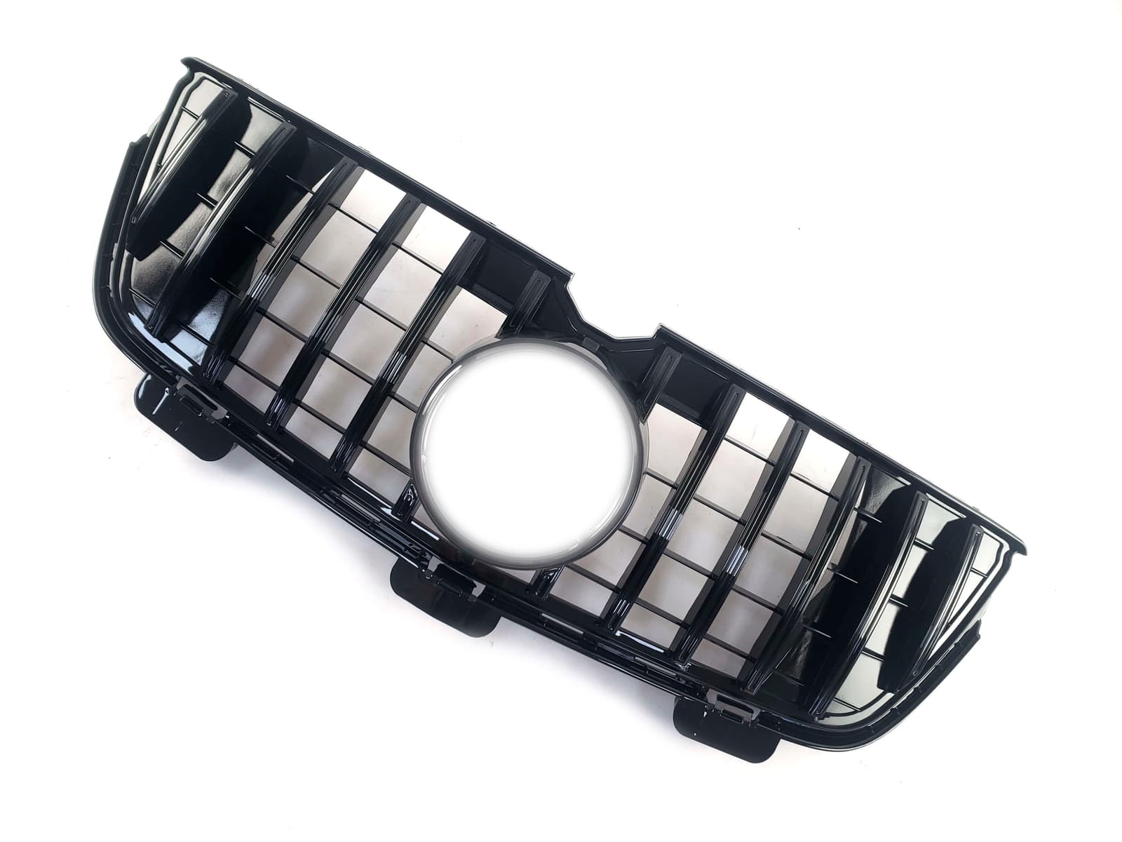 Решітка радіатора Full Black 2 Line GT на Mercedes-Benz GL-Class X164 2009-2012 року 3