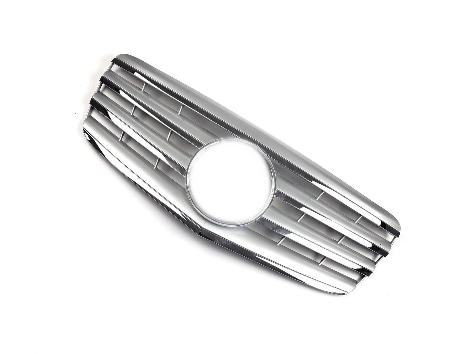 Решітка радіатора Silver CL на Mercedes-Benz E-Class W211 2007-2009 року 3
