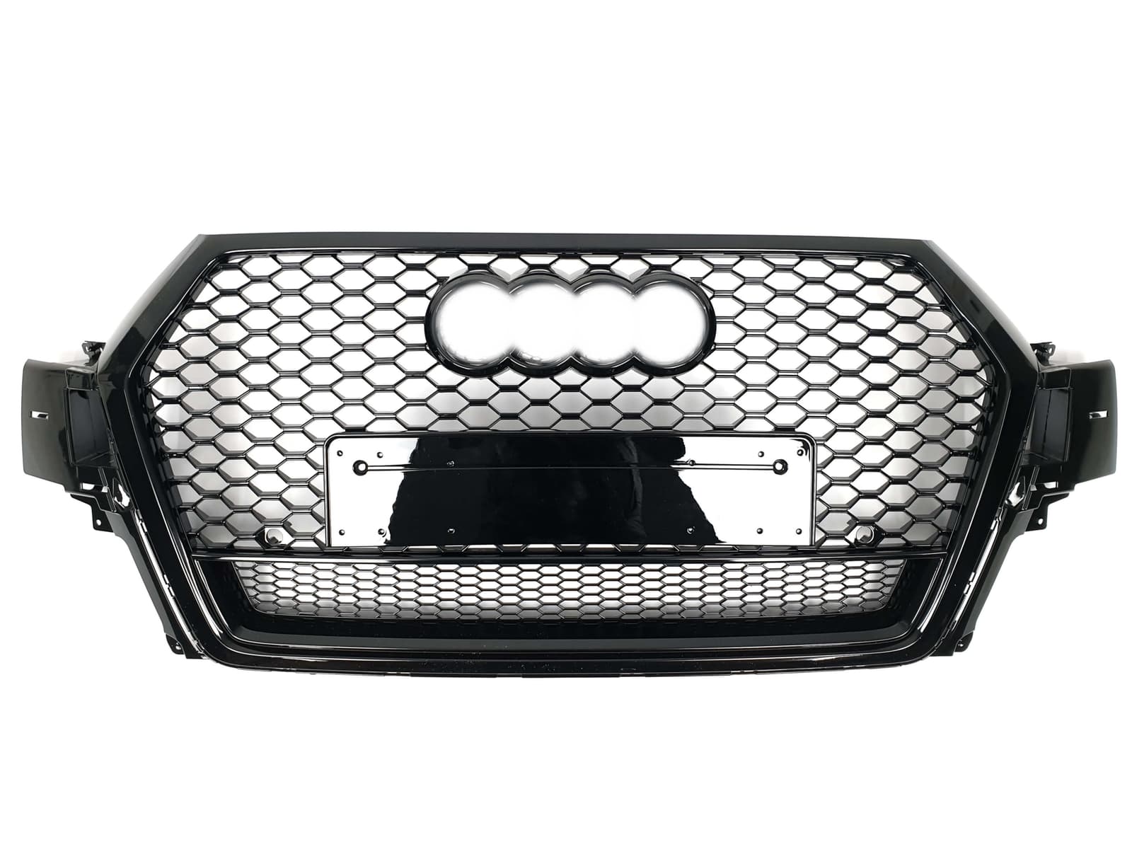 Решітка радіатора Full Black (в стилі RSQ7 quattro) на Audi Q7 4M 2015-2020 року