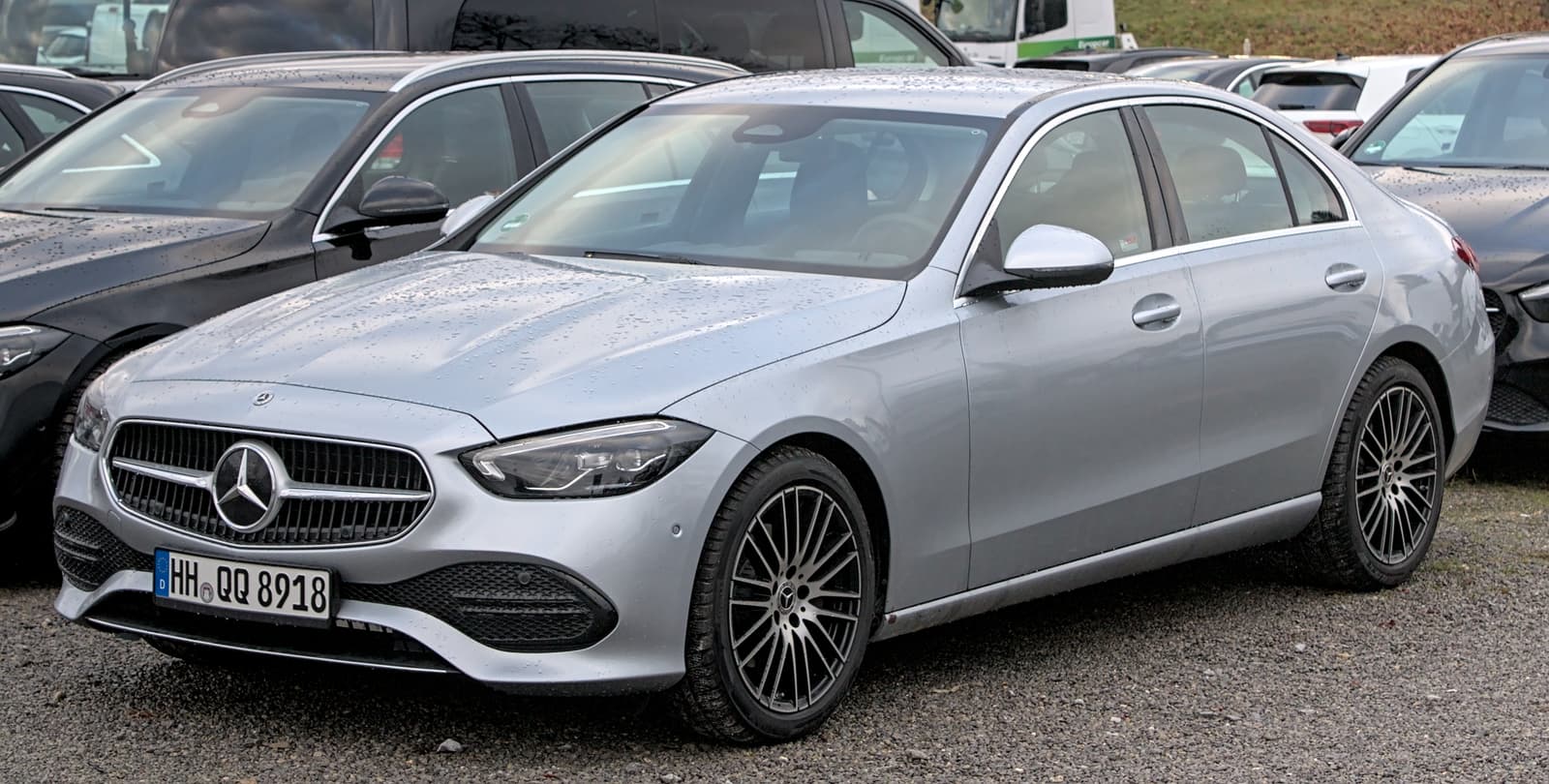 Решітка радіатора (GT Full Black) на Mercedes-Benz C-Class W206 2021-2026 року 4