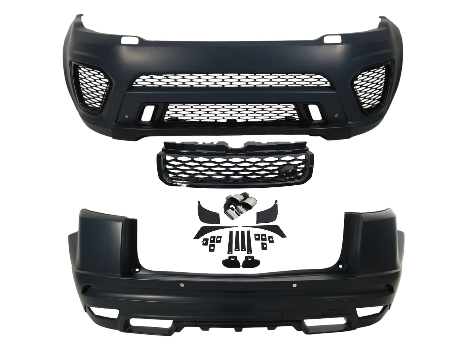 Комплект обвісів (стиль SVR) на Land Rover Range Rover Evoque L538 2011-2015 року