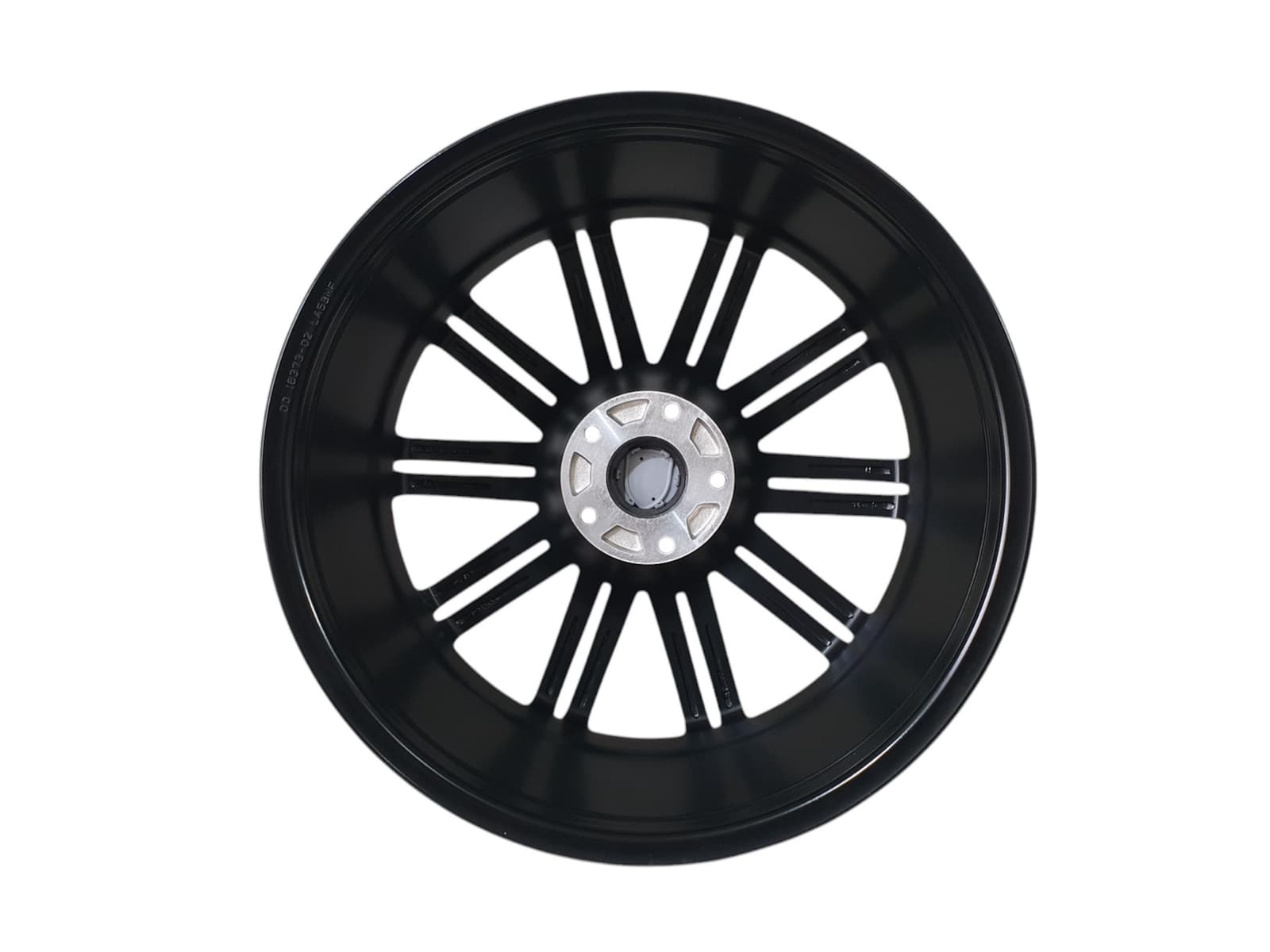 R21 Satin Black + Chrome (одноширокі) Диски на Porsche Cayenne 958 2010-2014 року 3