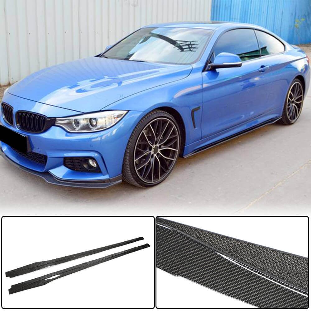 Накладки на пороги V1 (для F32/F33 M-Sport, Карбон)