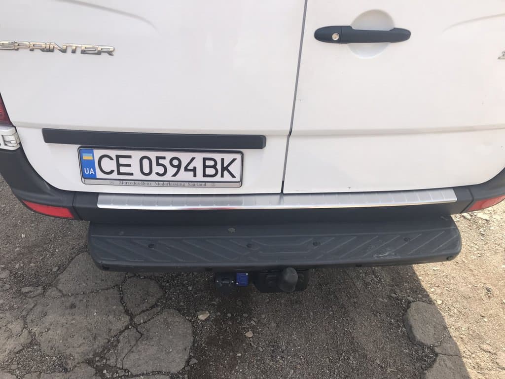Накладка на бампер задній МАТОВИЙ (Omsa, нерж.) 3