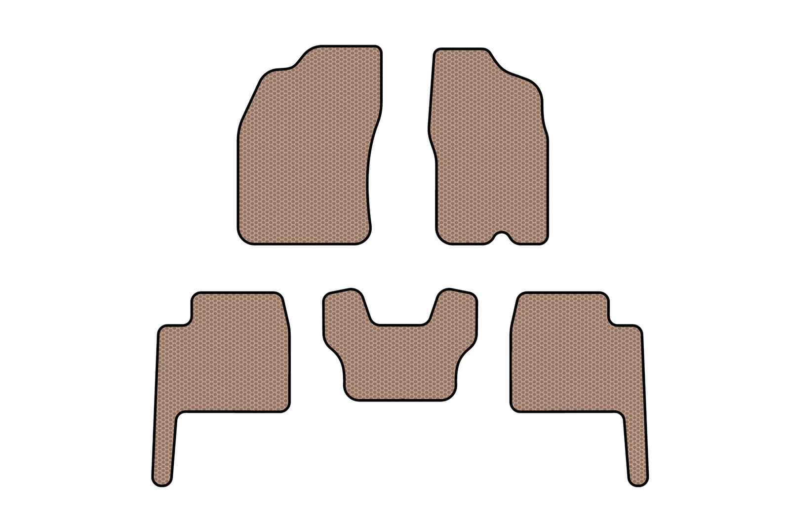 Гумові килимки Carsuit (Бежевий)