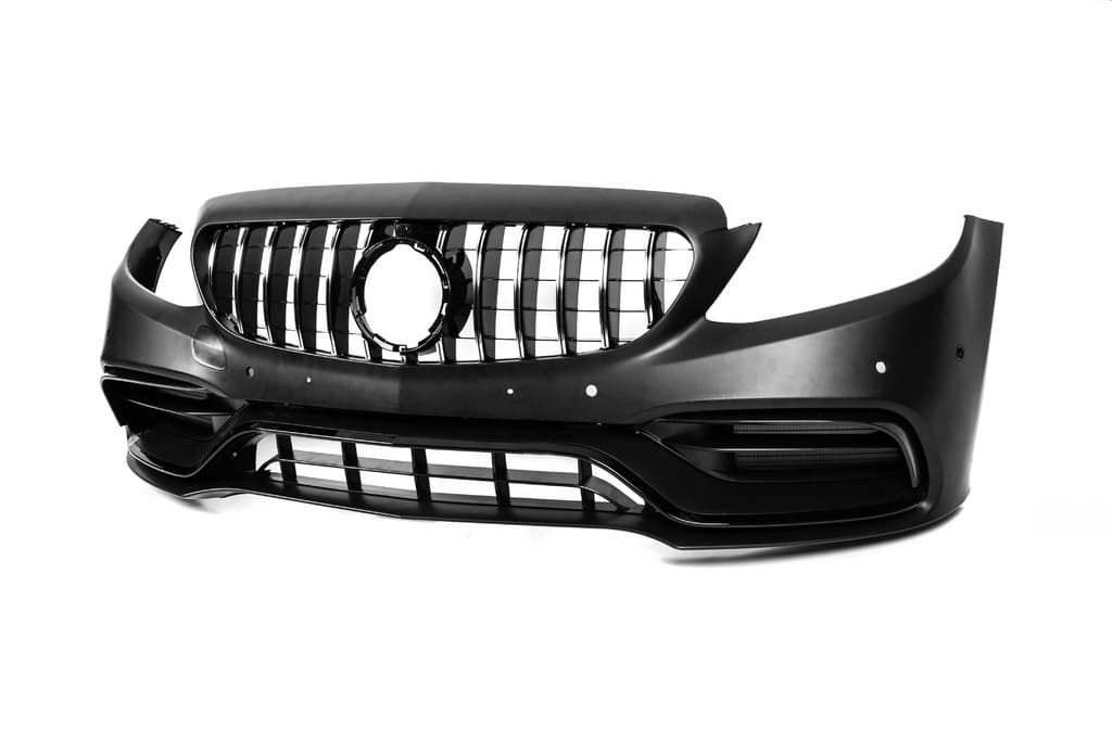 Передній бампер в зборі (AMG C63-designs 2018-2021) 4