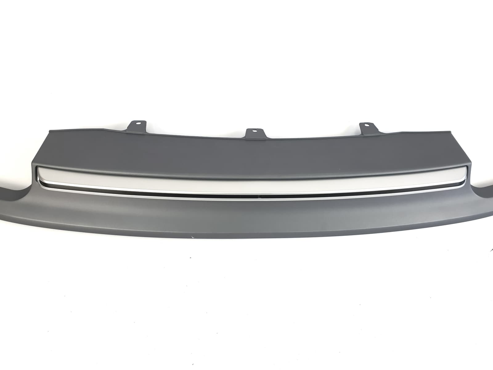 Дифузор (заднього бампера) Silver (в стилі S7) 00-00 на Audi A7 4G 2010-2014 року 3