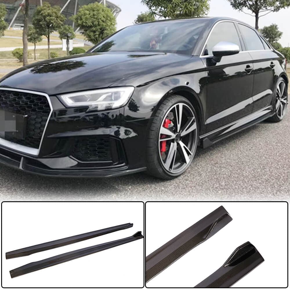 Бокові пороги (для RS3 Sedan 2017-2019, Карбон)