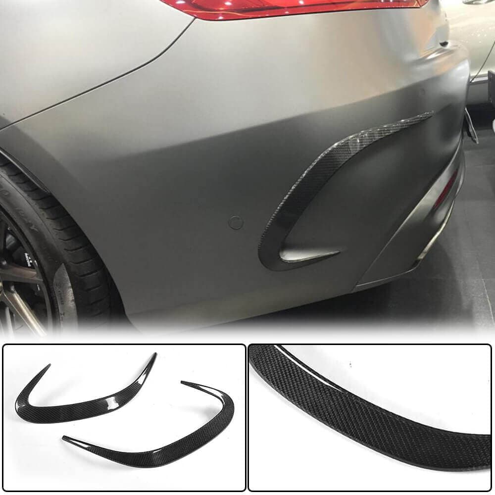 Накладки на задній бампер (для AMG / AMG-Line, Карбон)