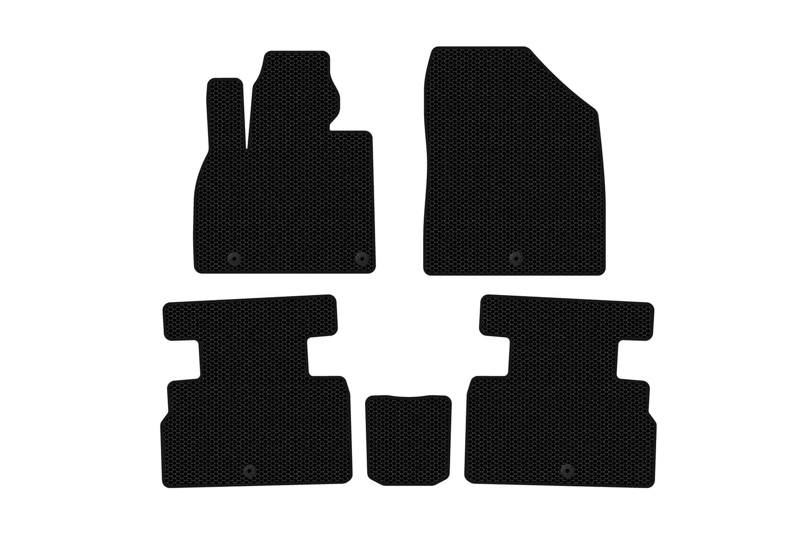Гумові килимки Carsuit (2 ряди, 7-ми місний, чорні)