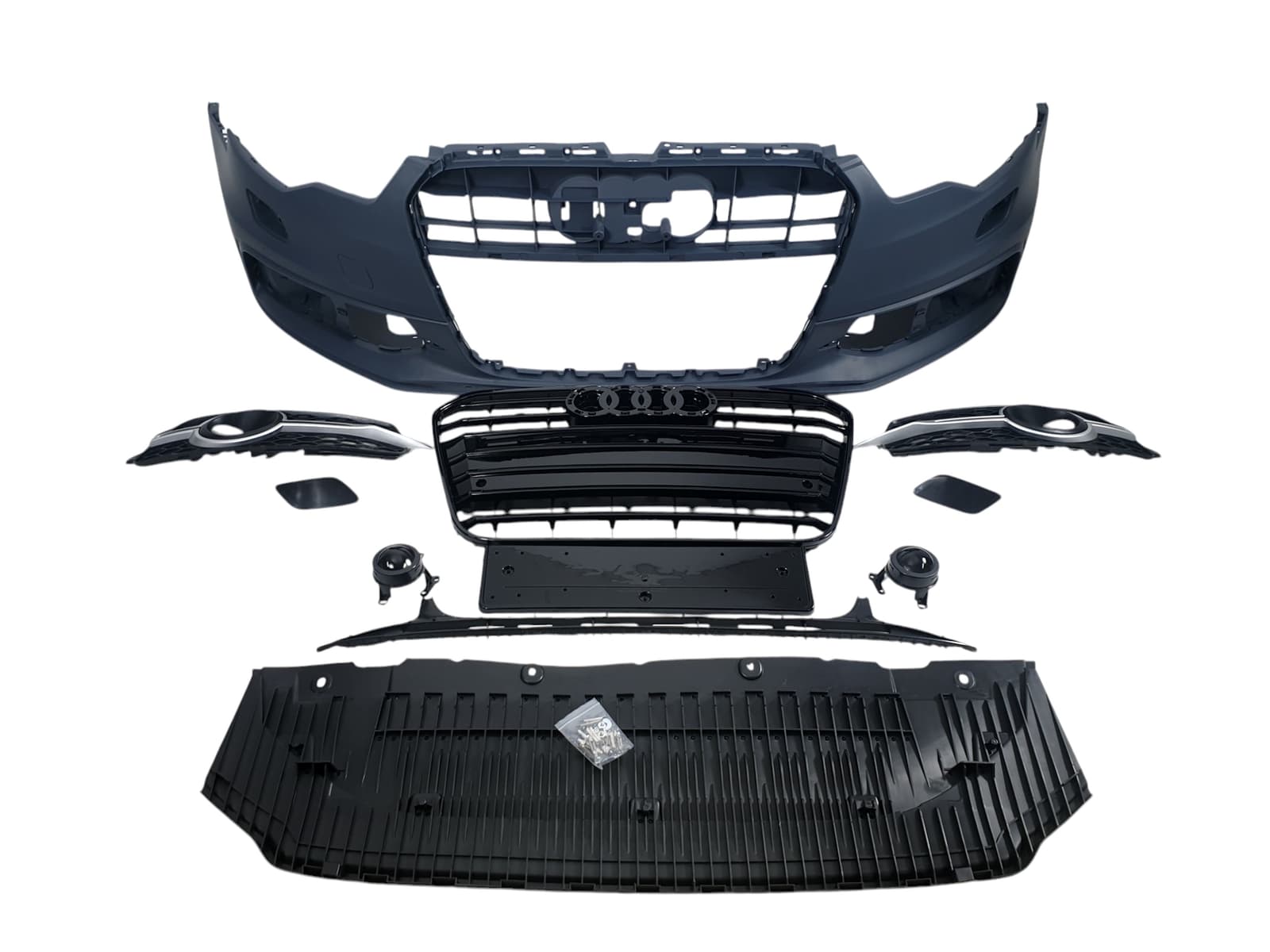 Передній бампер (S-Line) V1 на Audi A6 C7 2011-2014 року 2