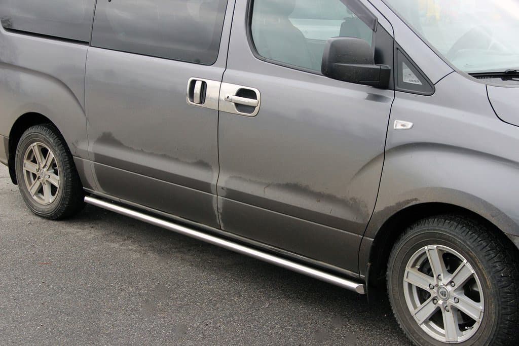 Бічні труби BB001 (2 шт., нерж.) 60 мм