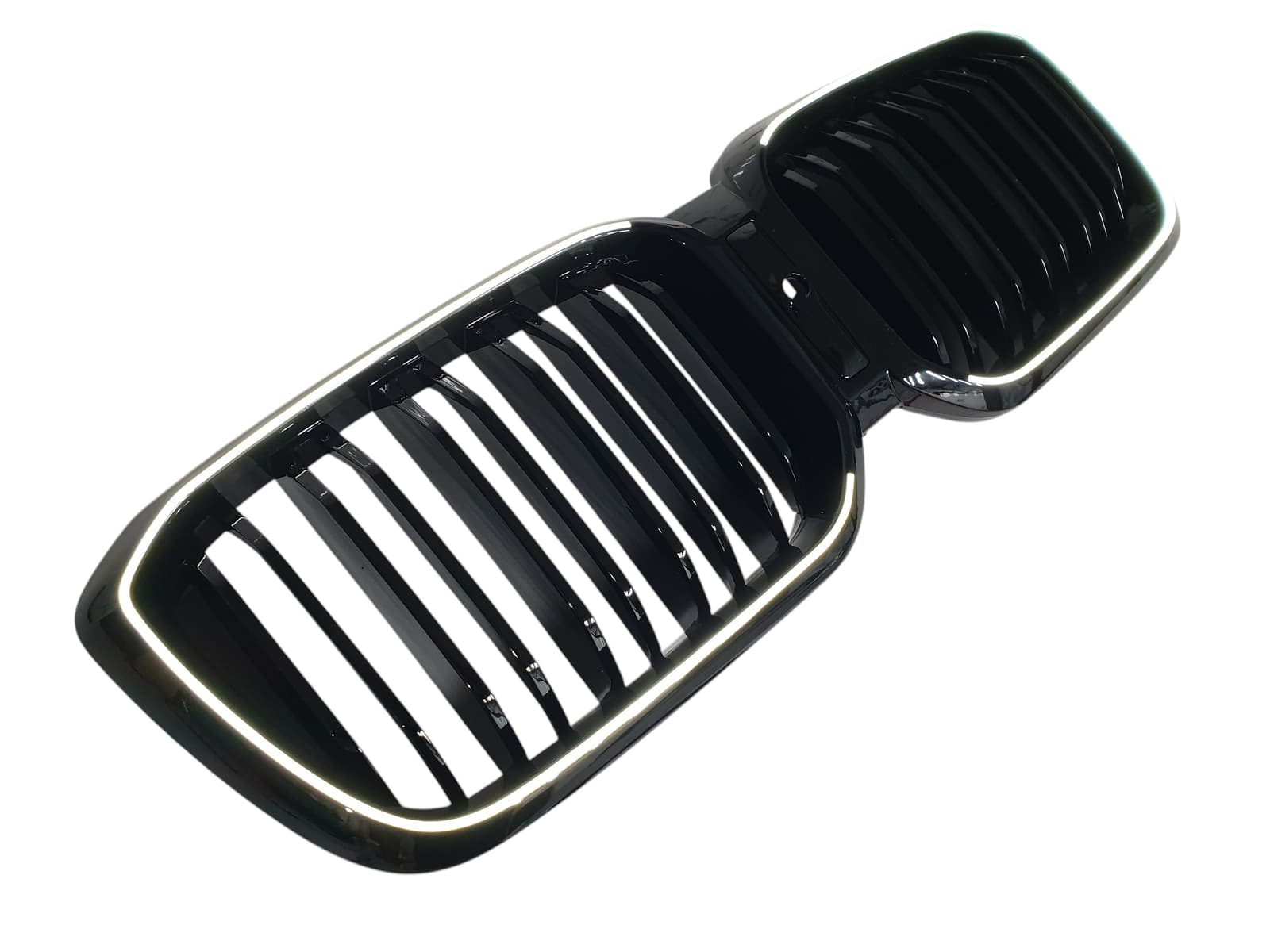 Ніздрі Чорний глянець LED (Iconic Glow) 2bar на BMW X3 G01 2022-2024 року 2