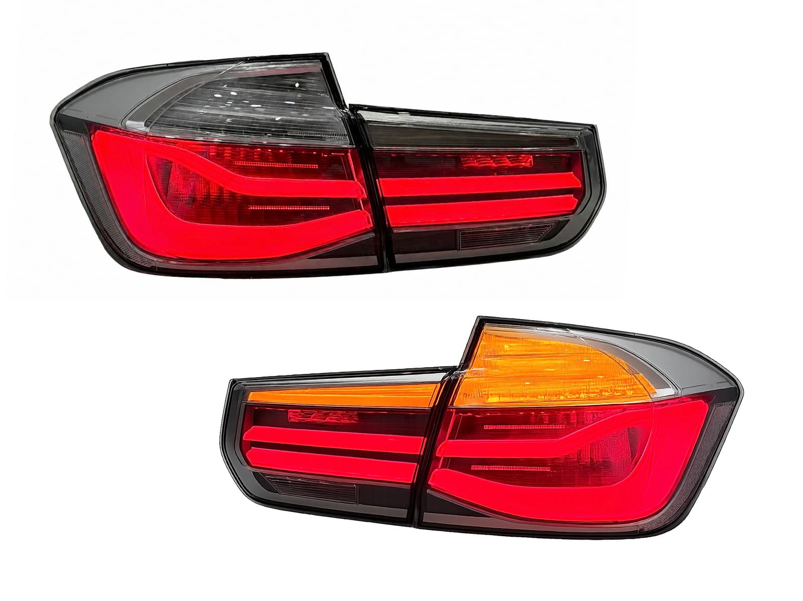 Задні LED ліхтарі рестайлінг для BMW 3 series F30 2012-2018 білі, комплект 4шт.