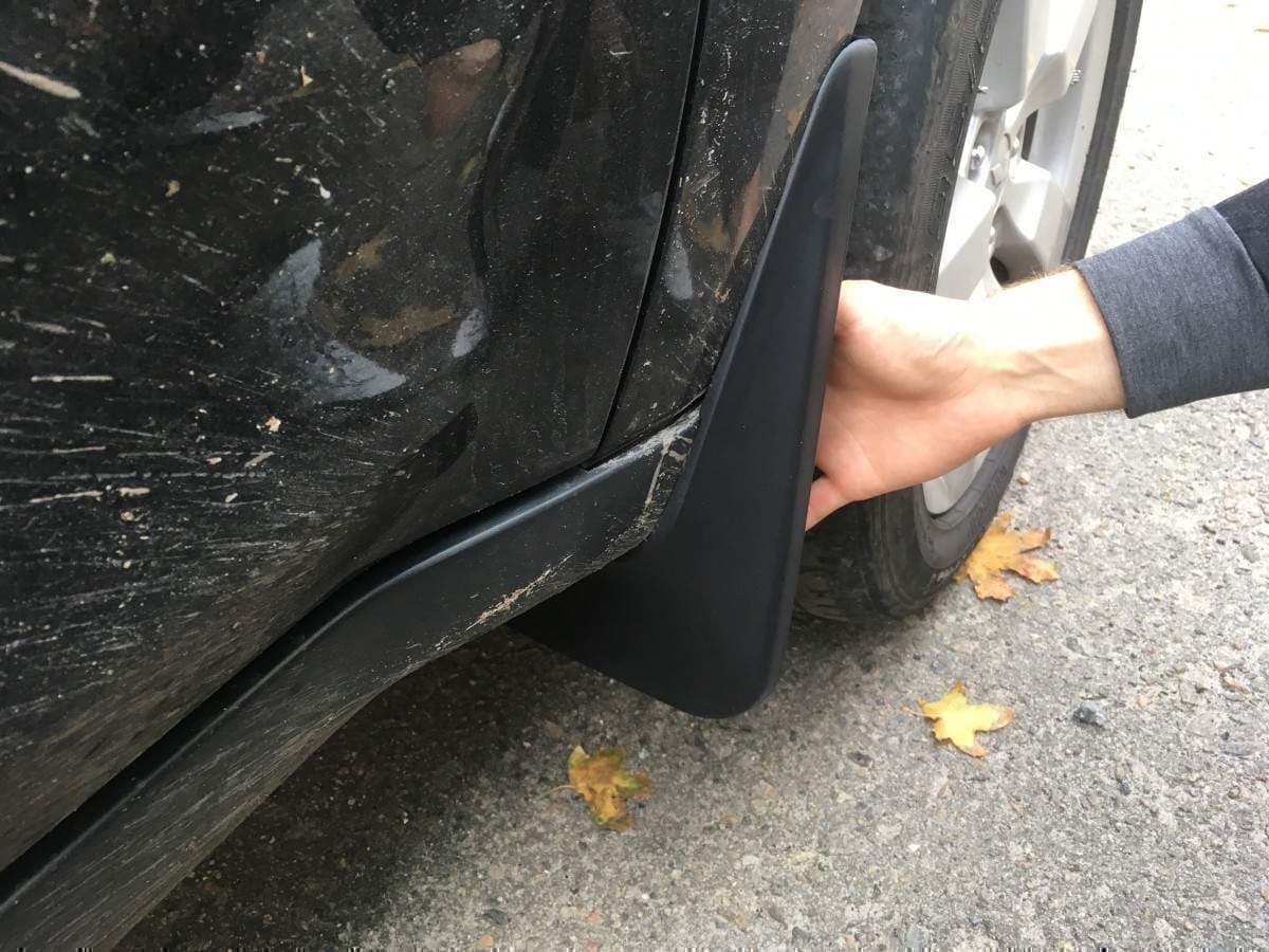 Бризковики передні Mitsubishi Outlander XL 2007-2012 під вузький поріг комплект 2 шт 6