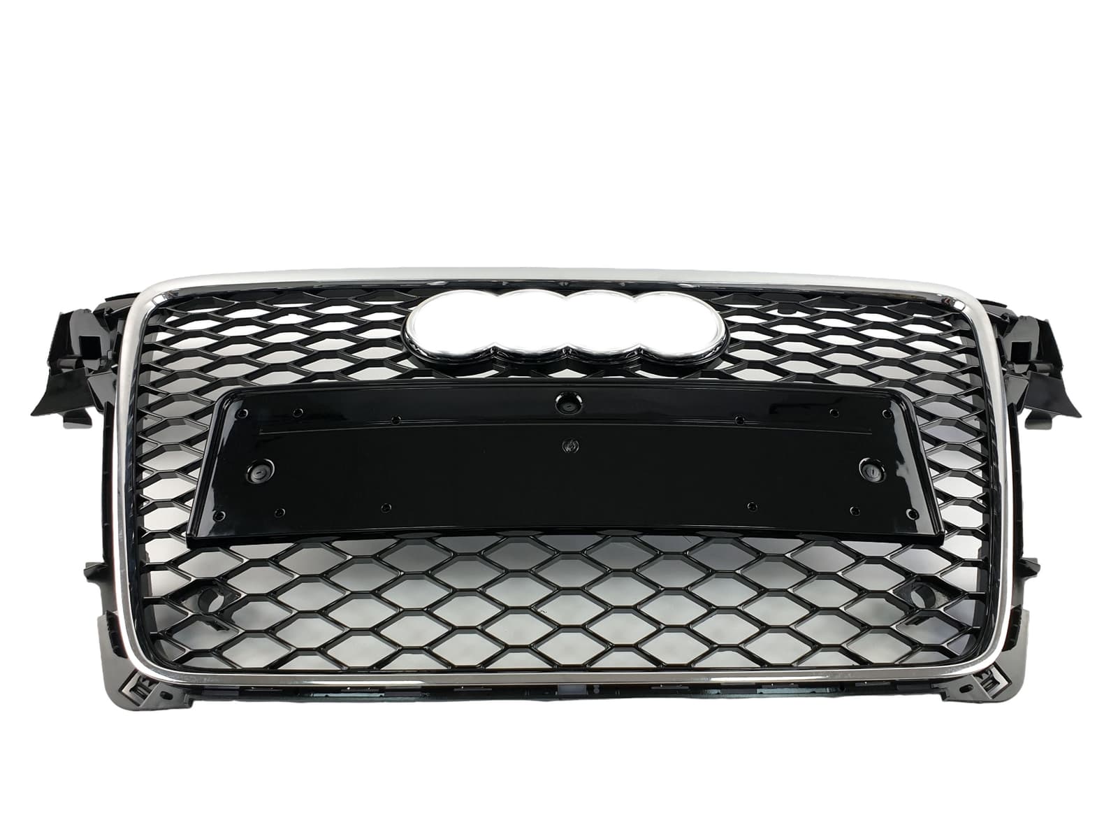 Решітка радіатора Chrome Black (в стилі RS4) на Audi A4 B8 2007-2011 року 2