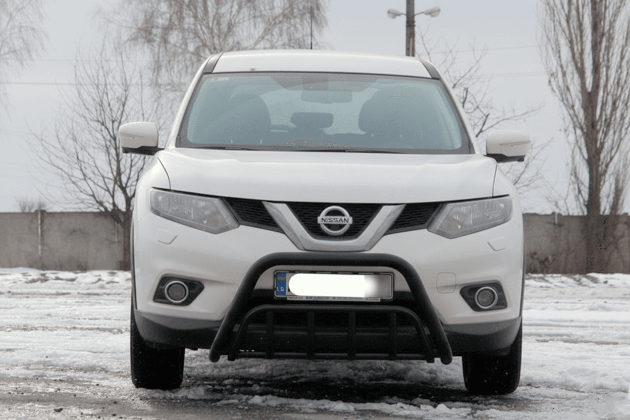 Кенгурятник WT002 Black (нерж)