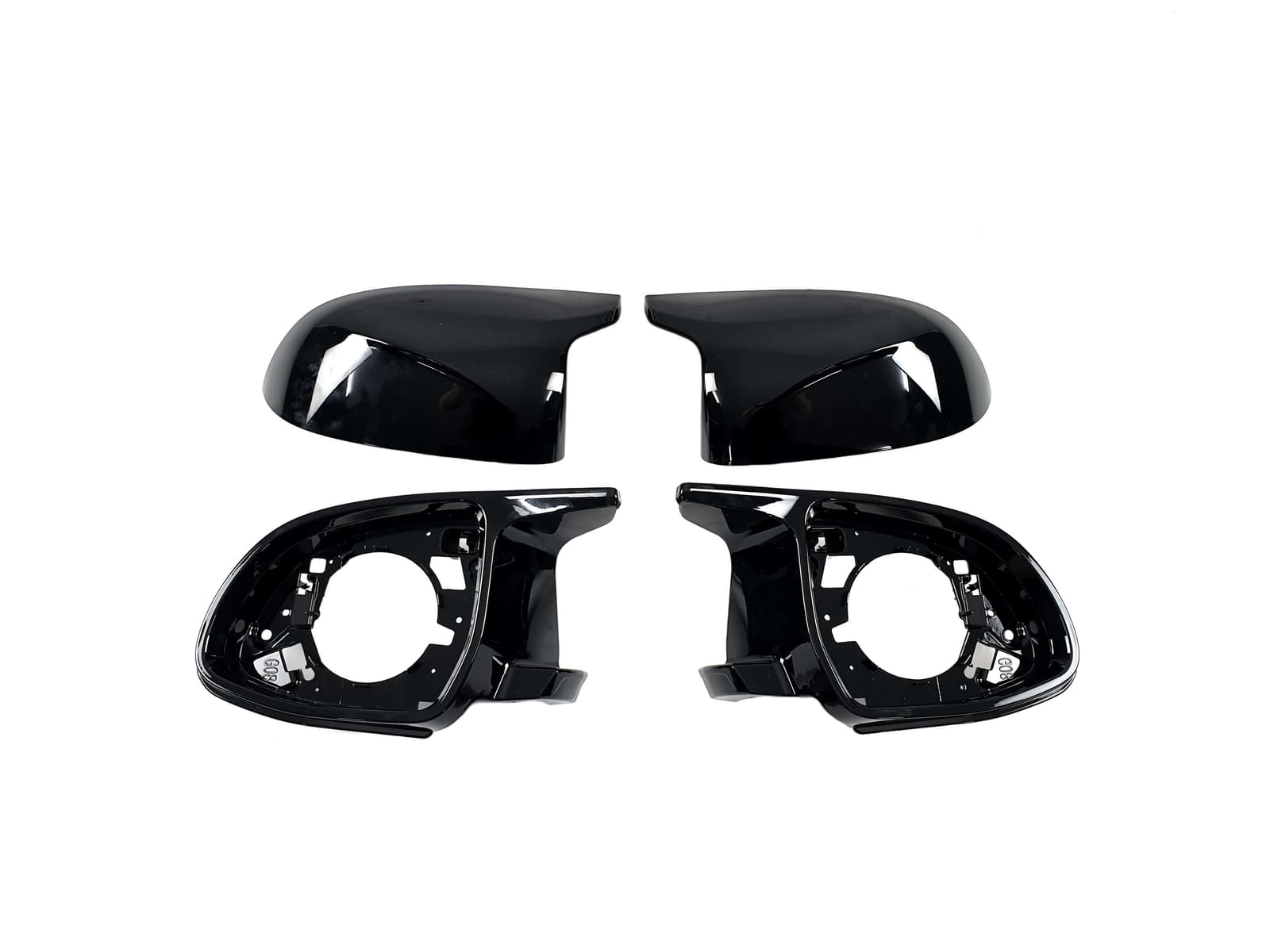Накладки на дзеркала Чорний глянець (M - Look) + корпуси на BMW X5 G05 2018-2022 року