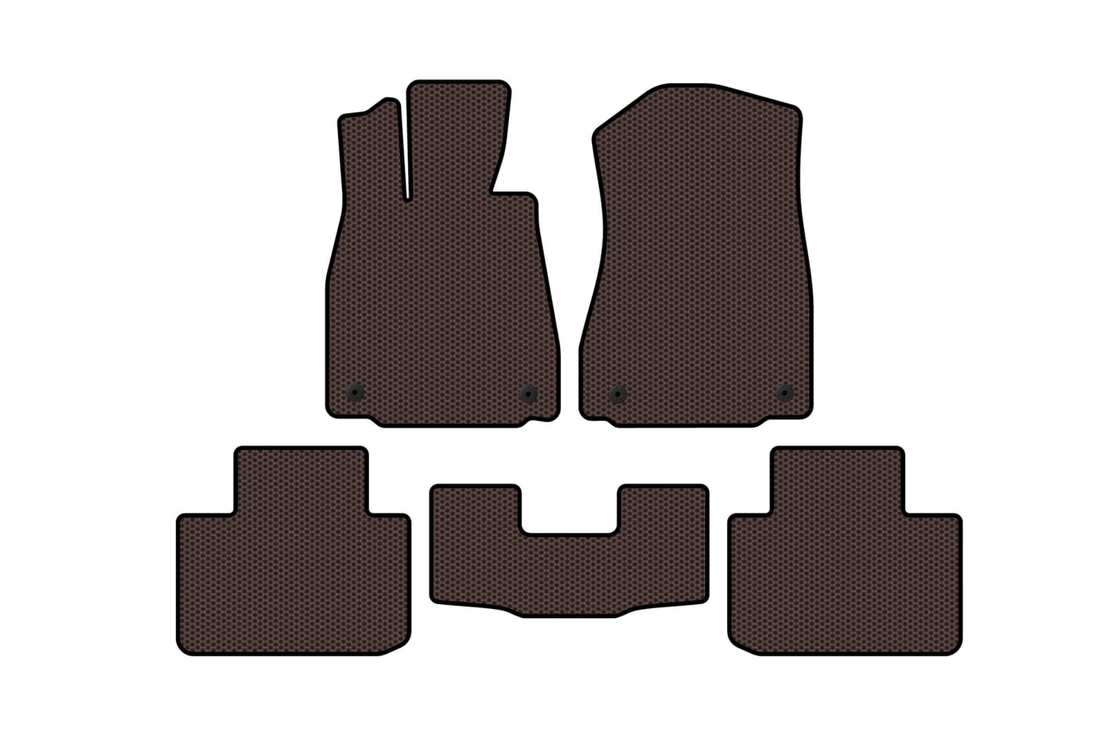 Гумові килимки Carsuit (2WD, коричневий)