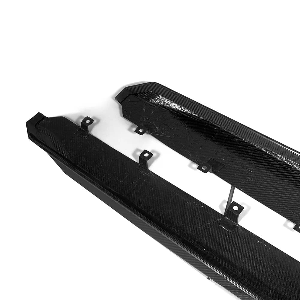 Леза на пороги (Карбон) на BMW X5M F95 2018-2025 5