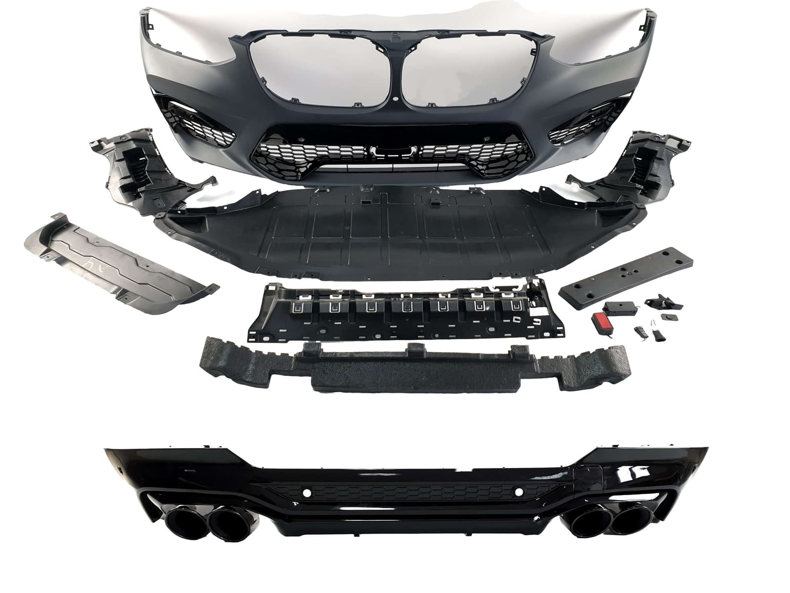 Комплект обвісів (стиль X4M F98) Body Kit на BMW X4 G02 2018-2022 року