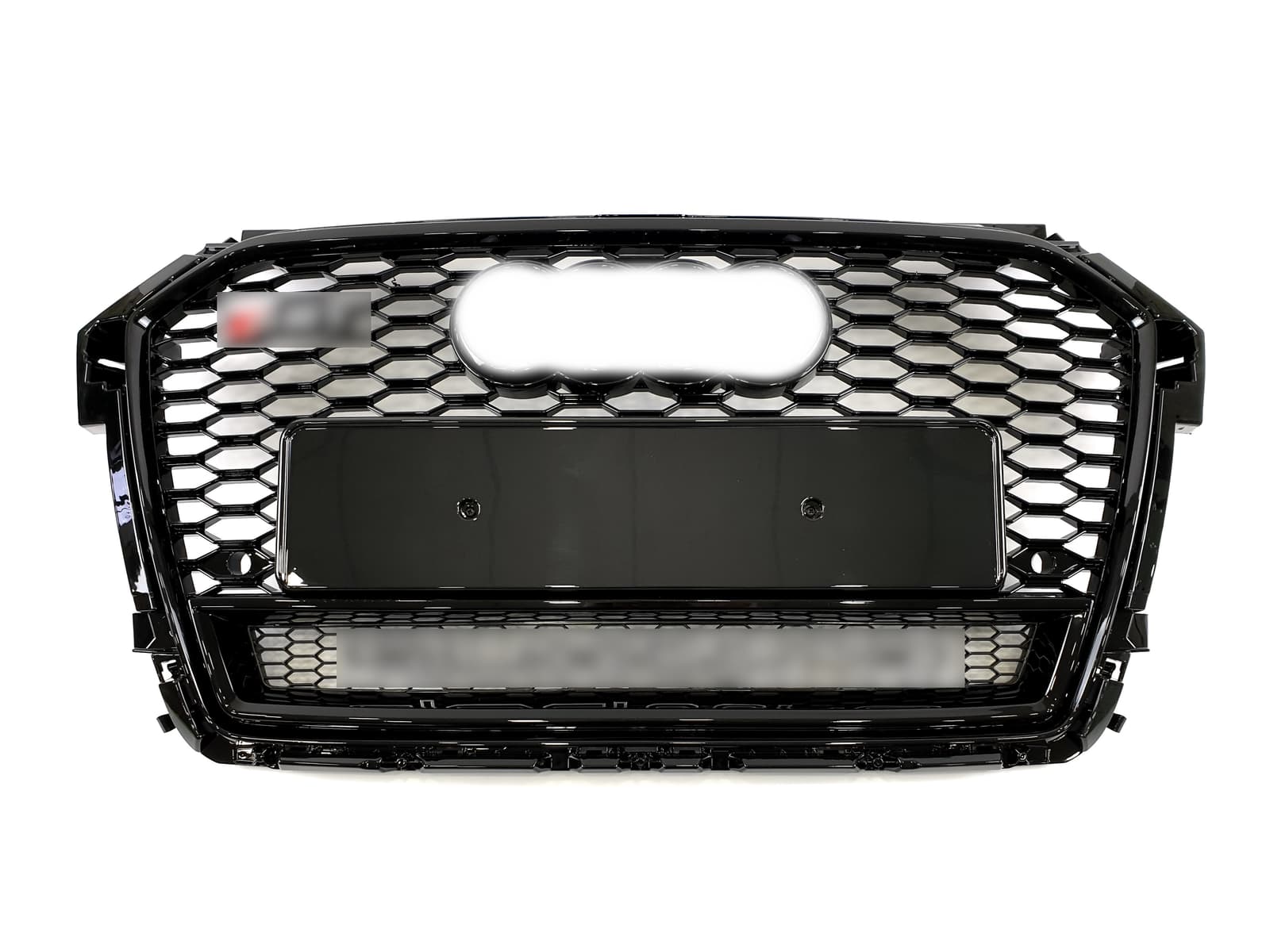 Решітка радіатора Full Black (в стилі RS1) Quattro на Audi A1 8X 2014-2019 року 2