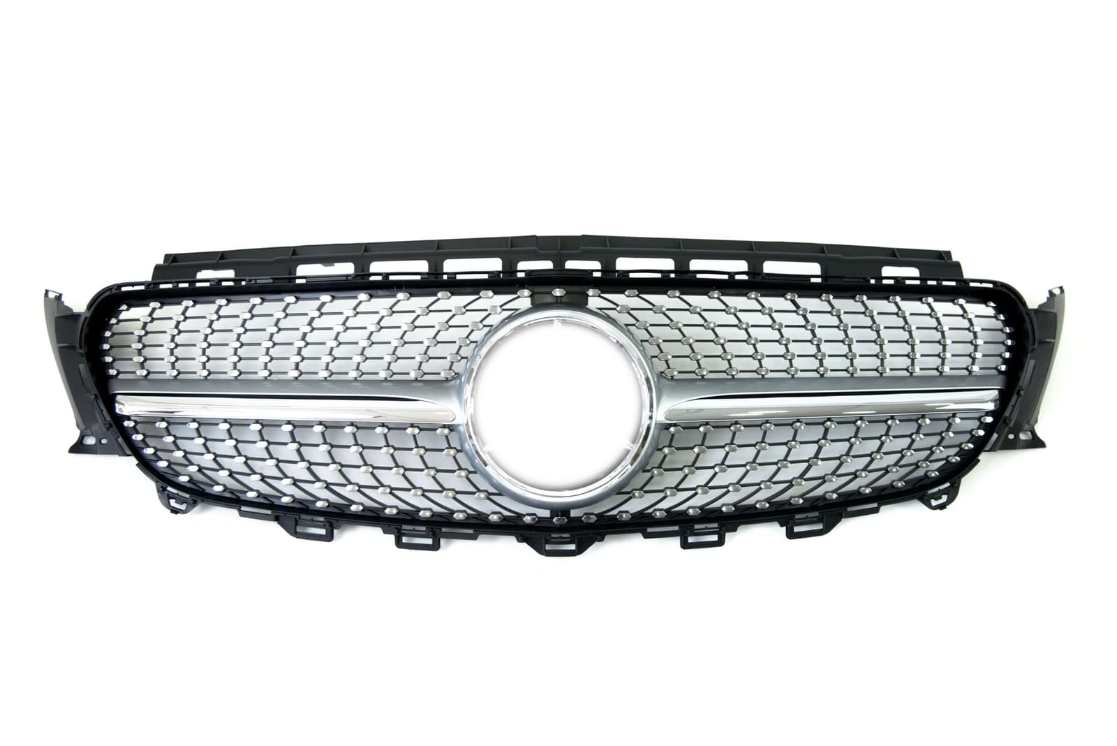 Решітка радіатора Silver (без місця під камеру) Diamond на Mercedes-Benz E-Class W213 2016-2020 року