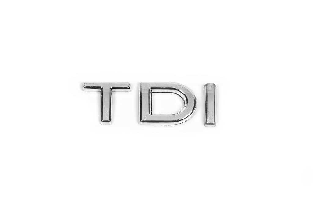 Напис TDI (під оригінал) Всі хром