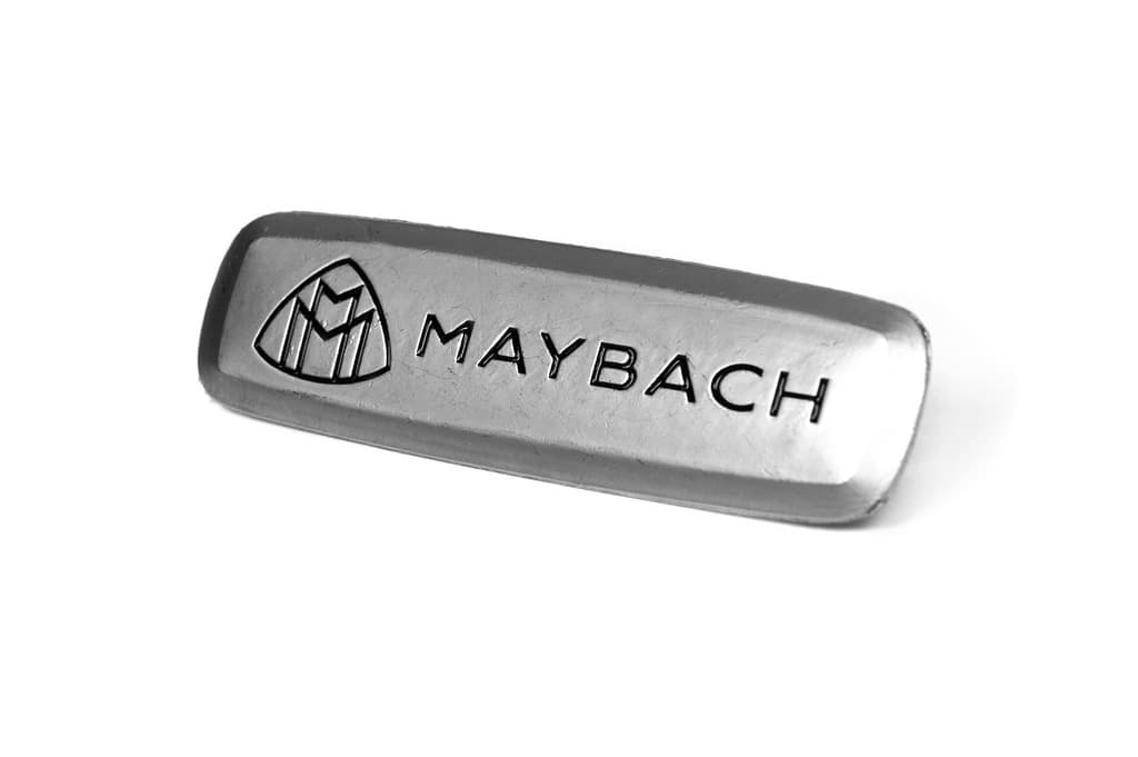 Maybach Шильдик алюмінієвий для килимків (1шт) 2